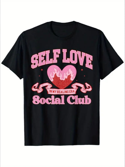 Love Valentine'S Day T-Shirt,   Couple T-Shirt, Couple Christmas, Fashion Casual T-Shirt, Short-Sleeved T-Shirt